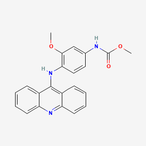 Carbamic acid, [4-(9-acridinylamino)-3-methoxyphenyl]-, methyl ester