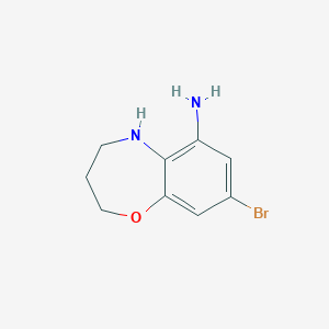 8-Bromo-2,3,4,5-tetrahydrobenzo[b][1,4]oxazepin-6-amine