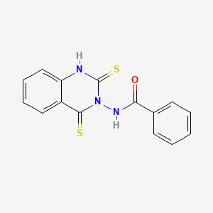 N-[2,4-Bis(sulfanylidene)-1,4-dihydroquinazolin-3(2H)-yl]benzamide