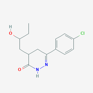 6-(4-Chlorophenyl)-4-(2-hydroxybutyl)-4,5-dihydropyridazin-3(2H)-one