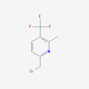 6-(Bromomethyl)-2-methyl-3-(trifluoromethyl)pyridine