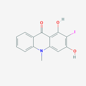 1,3-Dihydroxy-2-iodo-10-methylacridin-9(10H)-one