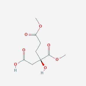 (R)-3-Hydroxy-6-methoxy-3-(methoxycarbonyl)-6-oxohexanoic acid