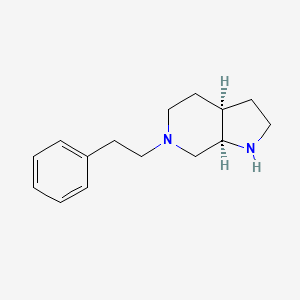 Rel-(3aR,7aR)-6-phenethyloctahydro-1H-pyrrolo[2,3-c]pyridine