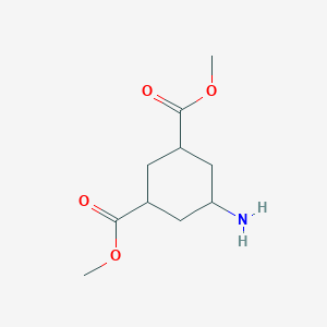 molecular formula C10H17NO4 B12933184 Dimethyl 5-aminocyclohexane-1,3-dicarboxylate CAS No. 313683-57-7