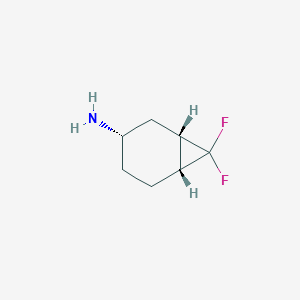 Rel-(1S,3S,6R)-7,7-difluorobicyclo[4.1.0]heptan-3-amine