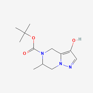 tert-Butyl 3-hydroxy-6-methyl-6,7-dihydropyrazolo[1,5-a]pyrazine-5(4H)-carboxylate