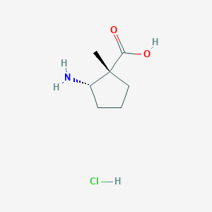 cis-2-Amino-1-methylcyclopentanecarboxylic acid hydrochloride