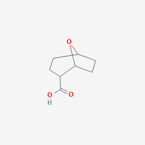 molecular formula C8H12O3 B12933483 8-Oxabicyclo[3.2.1]octane-2-carboxylic acid 