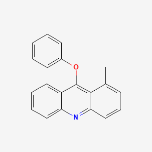 molecular formula C20H15NO B12933530 1-Methyl-9-phenoxyacridine CAS No. 61078-23-7