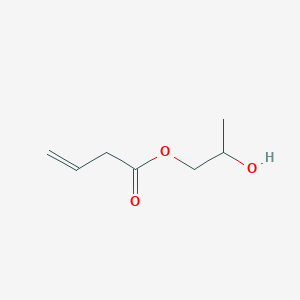 molecular formula C7H12O3 B12933544 2-Hydroxypropyl but-3-enoate 