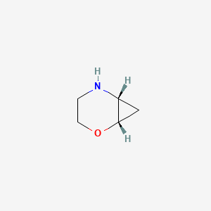 molecular formula C5H9NO B12933691 (1S,6R)-2-Oxa-5-azabicyclo[4.1.0]heptane 