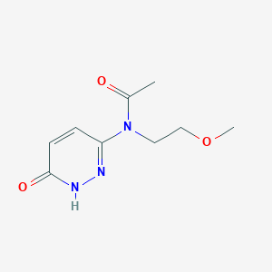 N-(2-Methoxyethyl)-N-(6-oxo-1,6-dihydropyridazin-3-yl)acetamide