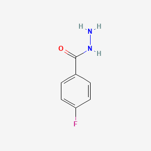 molecular formula C7H7FN2O B1293378 4-Fluorobenzhydrazide CAS No. 456-06-4