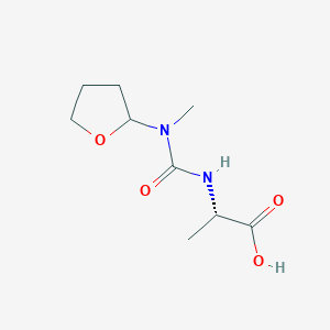 (Methyl(tetrahydrofuran-2-yl)carbamoyl)-L-alanine