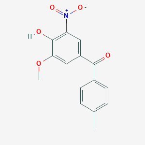 molecular formula C15H13NO5 B129338 3-O-甲基托卡朋 CAS No. 134612-80-9