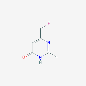 6-(Fluoromethyl)-2-methylpyrimidin-4(1h)-one