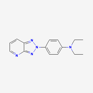 N,N-Diethyl-4-(2H-[1,2,3]triazolo[4,5-b]pyridin-2-yl)aniline