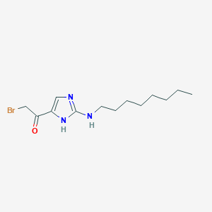 2-Bromo-1-[2-(octylamino)-1H-imidazol-5-yl]ethan-1-one