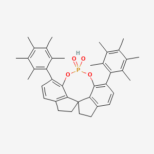 12-hydroxy-1,10-bis(2,3,4,5,6-pentamethylphenyl)-4,5,6,7-tetrahydroiindeno[7,1-de:1',7'-fg][1,3,2]dioxaphosphocine 12-oxide