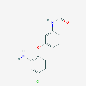 molecular formula C14H13ClN2O2 B1293392 N-[3-(2-Amino-4-chlorophenoxy)phenyl]acetamide CAS No. 946682-56-0