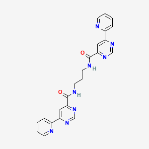 N,N'-(Propane-1,3-diyl)bis(6-(pyridin-2-yl)pyrimidine-4-carboxamide)