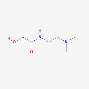 molecular formula C6H14N2O2 B12933947 N-[2-(Dimethylamino)ethyl]-2-hydroxyacetamide CAS No. 1569-91-1