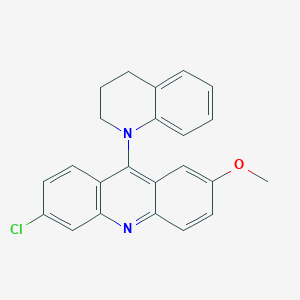 6-Chloro-9-(3,4-dihydroquinolin-1(2h)-yl)-2-methoxyacridine