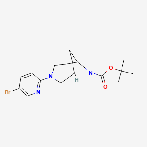 tert-Butyl 3-(5-bromopyridin-2-yl)-3,6-diazabicyclo[3.1.1]heptane-6-carboxylate