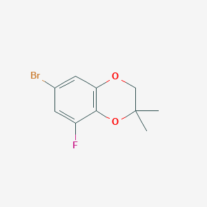 7-bromo-5-fluoro-3,3-dimethyl-2H-1,4-benzodioxine