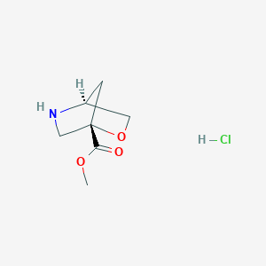 Methyl (1S,4S)-2-oxa-5-azabicyclo[2.2.1]heptane-1-carboxylate hydrochloride