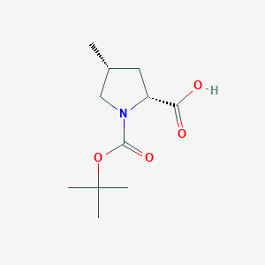 molecular formula C11H19NO4 B1293405 (4R)-1-Boc-4-Methyl-D-proline CAS No. 871727-77-4