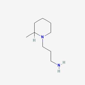 molecular formula C9H20N2 B1293414 3-(2-甲基哌啶-1-基)丙-1-胺 CAS No. 25560-00-3
