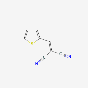 molecular formula C8H4N2S B1293421 2-(Thiophen-2-ylmethylene)malononitrile CAS No. 28162-32-5
