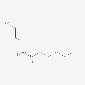 molecular formula C10H19Br B12934213 (Z)-1-Bromo-4-decene CAS No. 77899-13-9