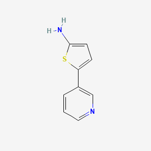 molecular formula C9H8N2S B1293428 5-(Pyridin-3-yl)thiophen-2-amine CAS No. 837376-58-6