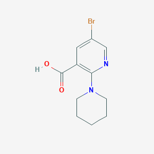 B1293434 5-Bromo-2-piperidinonicotinic acid CAS No. 83655-70-3