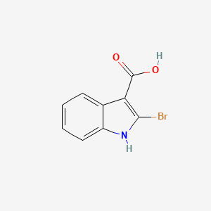 molecular formula C9H6BrNO2 B12934366 2-bromo-1H-indole-3-carboxylic acid 