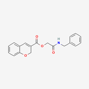 2H-Chromene-3-carboxylic acid benzylcarbamoyl-methyl ester