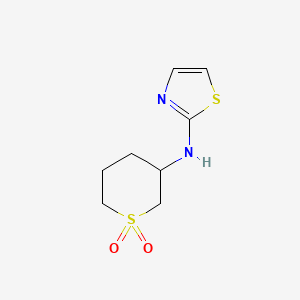 3-(Thiazol-2-ylamino)tetrahydro-2H-thiopyran 1,1-dioxide