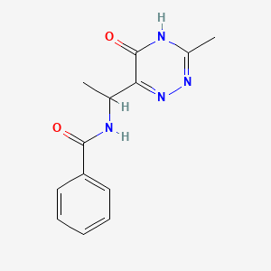 N-(1-(3-Methyl-5-oxo-2,5-dihydro-1,2,4-triazin-6-yl)ethyl)benzamide