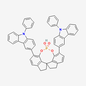 12-hydroxy-1,10-bis(9-phenylcarbazol-3-yl)-4,5,6,7-tetrahydroiindeno[7,1-de:1',7'-fg][1,3,2]dioxaphosphocine 12-oxide