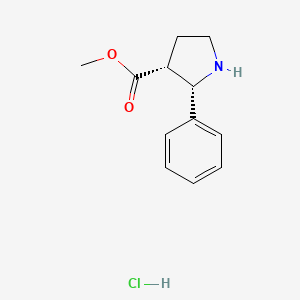 (2S,3R)-Methyl 2-phenylpyrrolidine-3-carboxylate hydrochloride