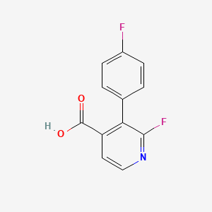 2-Fluoro-3-(4-fluorophenyl)isonicotinic acid