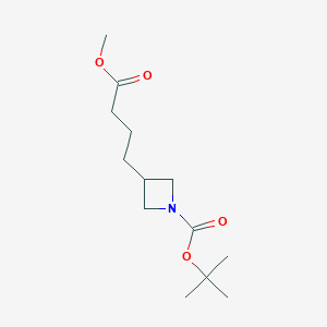 tert-Butyl 3-(4-methoxy-4-oxobutyl)azetidine-1-carboxylate