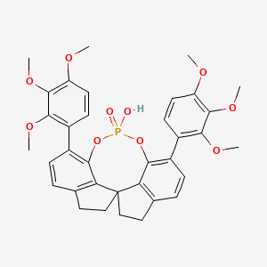 12-hydroxy-1,10-bis(2,3,4-trimethoxyphenyl)-4,5,6,7-tetrahydroiindeno[7,1-de:1',7'-fg][1,3,2]dioxaphosphocine 12-oxide