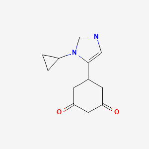 5-(1-Cyclopropyl-1H-imidazol-5-yl)cyclohexane-1,3-dione