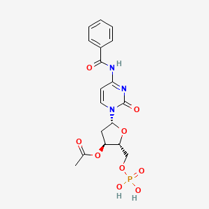 3'-O-Acetyl-N-benzoyl-2'-deoxycytidine 5'-(dihydrogen phosphate)