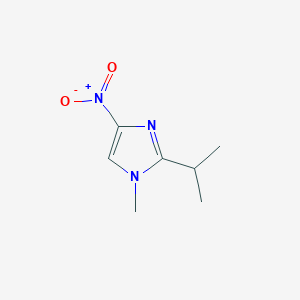 molecular formula C7H11N3O2 B12934828 1-Methyl-4-nitro-2-(propan-2-yl)-1H-imidazole CAS No. 35179-50-1