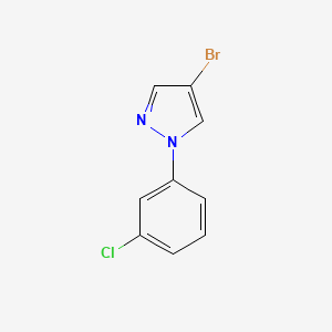 B1293483 4-Bromo-1-(3-chlorophenyl)-1H-pyrazole CAS No. 957034-94-5